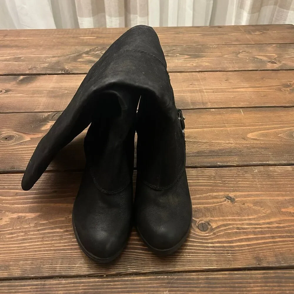 Fergalicious by Fergie Lexy Black Knee-High Boots Women’s Size 7
